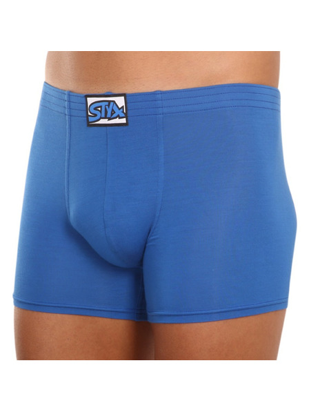 Styx Pánské boxerky Styx long klasická guma modré
