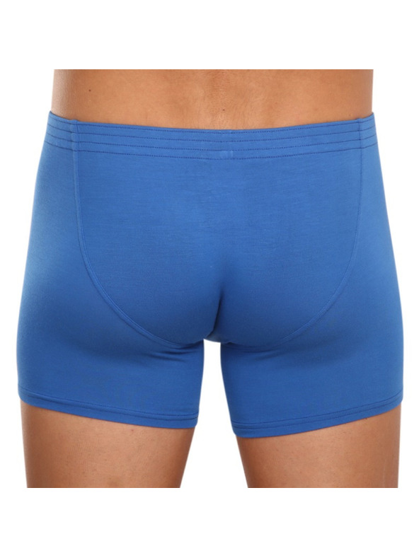 Styx Pánské boxerky Styx long klasická guma modré