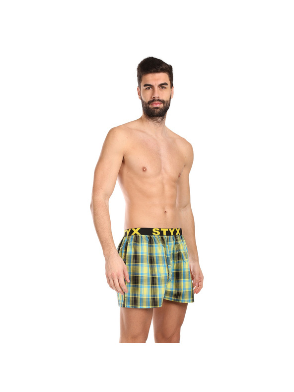 Styx Pánské trenky Styx sportovní guma vícebarevné