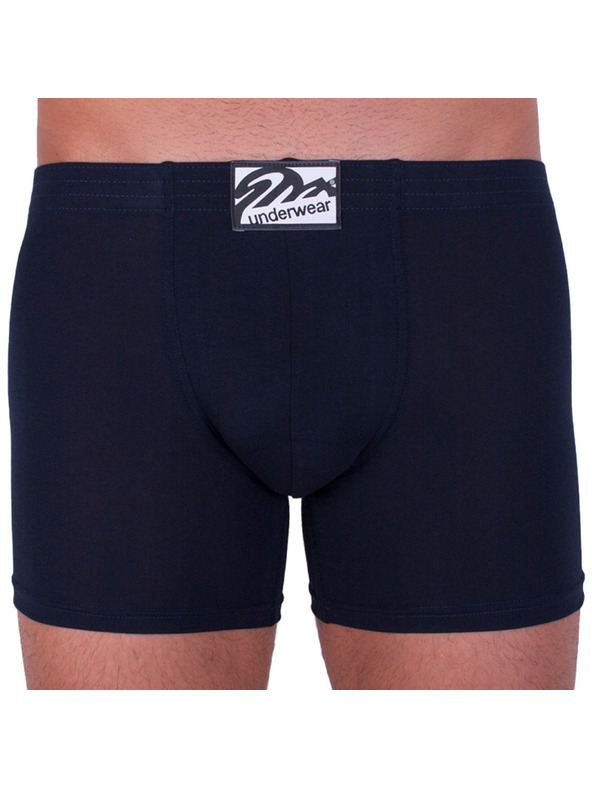 Styx Pánské boxerky Styx long klasická guma tmavě modré