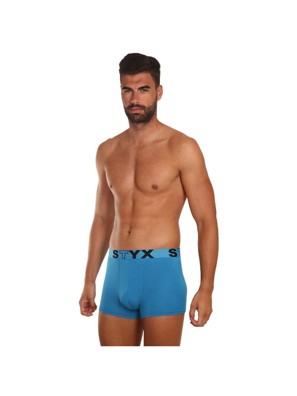 Styx Sada tří - pánské boxerky Styx sportovní guma vícebarevné