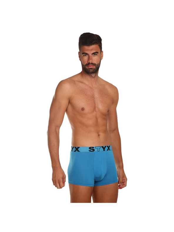 Styx Sada tří - pánské boxerky Styx sportovní guma vícebarevné