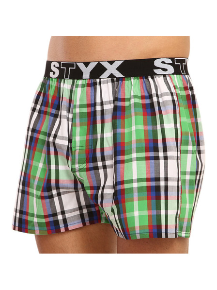 Styx Pánské trenky Styx sportovní guma vícebarevné