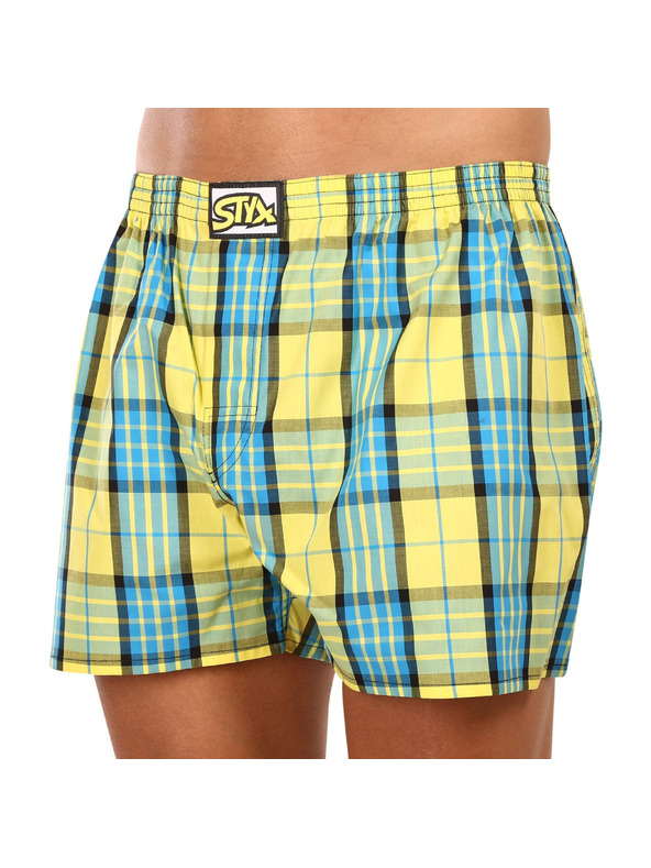 Styx Pánské trenky Styx klasická guma vícebarevné