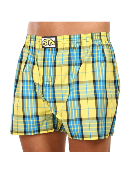 Styx Pánské trenky Styx klasická guma vícebarevné