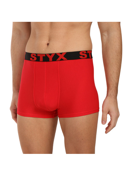 Styx Pánské boxerky Styx sportovní guma červené