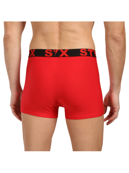 Styx Pánské boxerky Styx sportovní guma červené