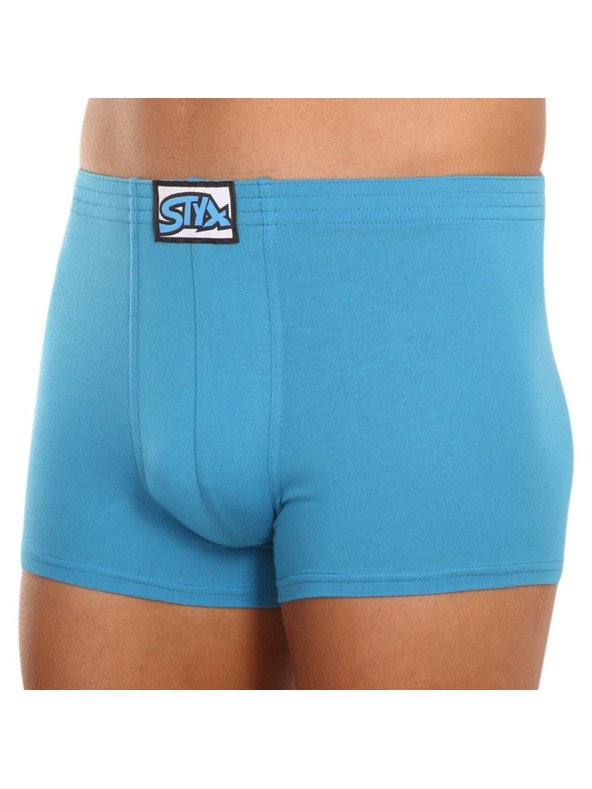 Styx Pánské boxerky Styx klasická guma modré