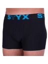 Styx Pánské boxerky Styx sportovní guma nadrozměr černé