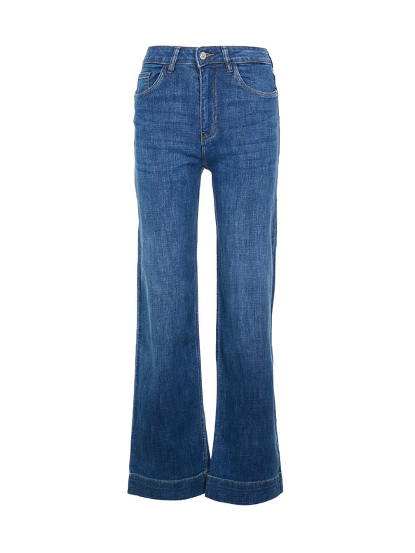 Orsay Modré dámské wide leg džíny ORSAY