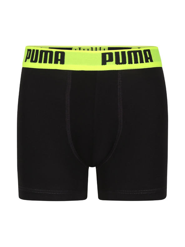 Puma Sada čtyř - chlapecké boxerky Puma černé