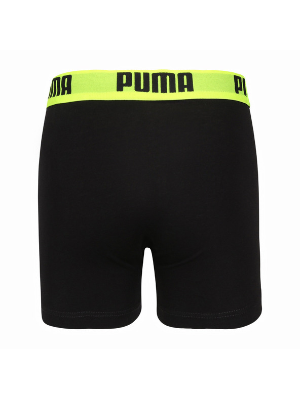 Puma Sada čtyř - chlapecké boxerky Puma černé