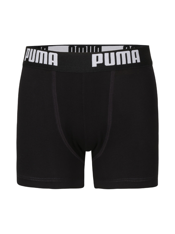Puma Sada čtyř - chlapecké boxerky Puma černé