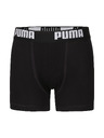 Puma Sada čtyř - chlapecké boxerky Puma černé