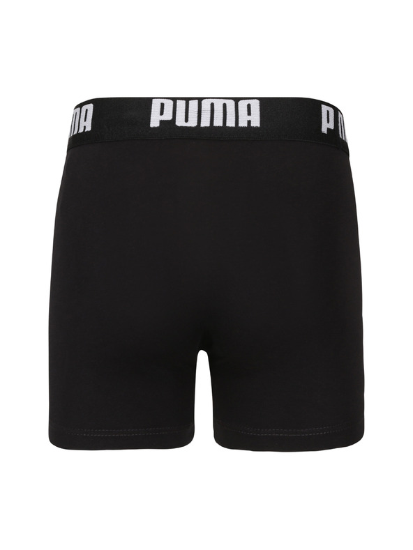 Puma Sada čtyř - chlapecké boxerky Puma černé