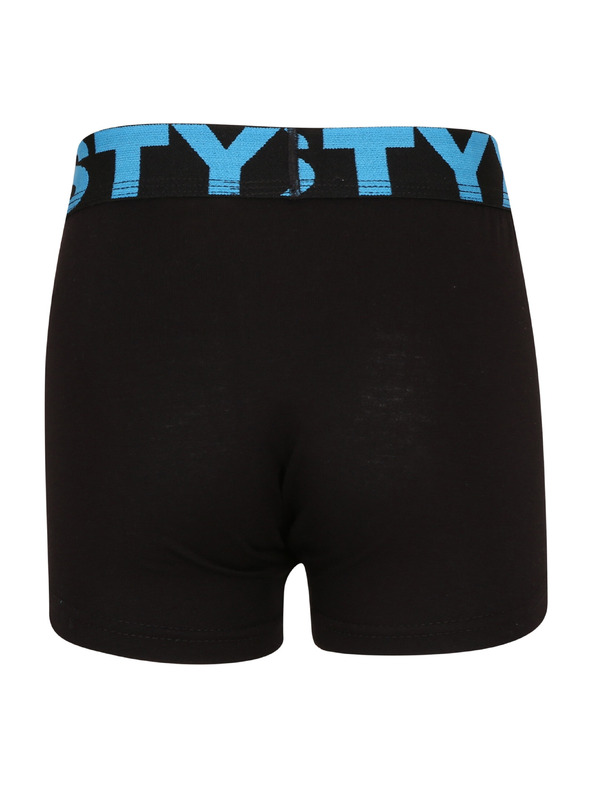 Styx Dětské boxerky Styx sportovní guma černé