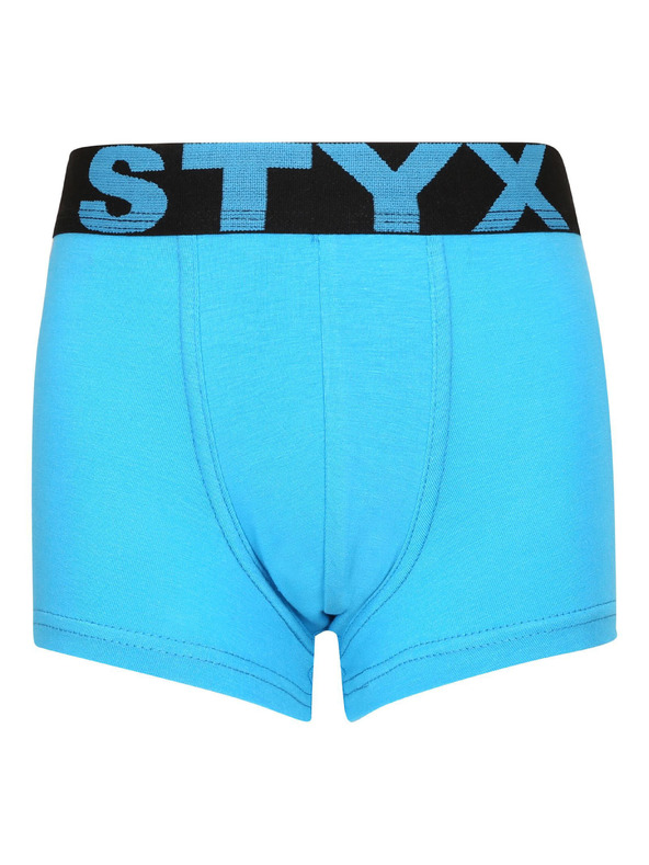 Styx Sada tří - dětské boxerky Styx sportovní guma vícebarevné