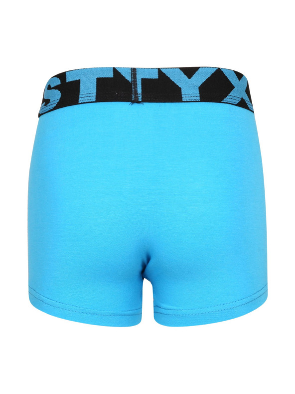 Styx Sada tří - dětské boxerky Styx sportovní guma vícebarevné