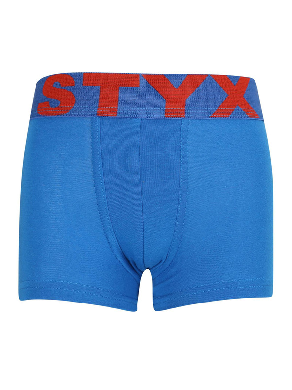 Styx Sada tří - dětské boxerky Styx sportovní guma vícebarevné