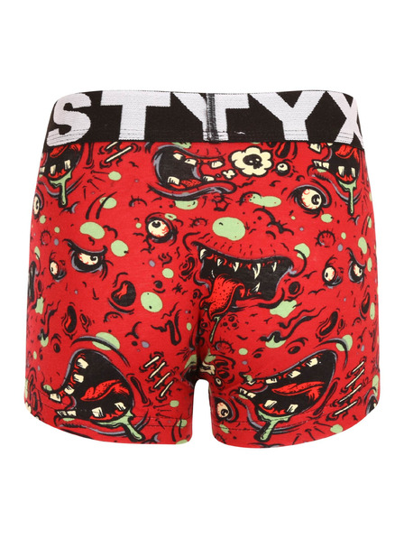 Styx Dětské boxerky Styx art sportovní guma zombie