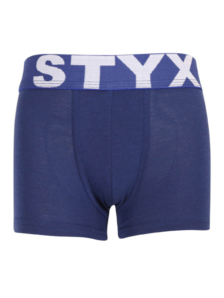 Styx Dětské boxerky Styx sportovní guma tmavě modré