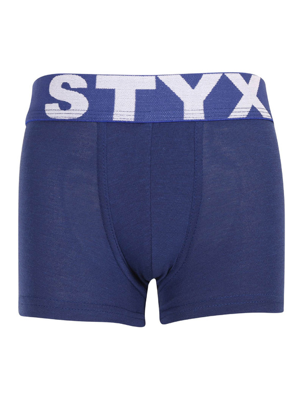 Styx Dětské boxerky Styx sportovní guma tmavě modré