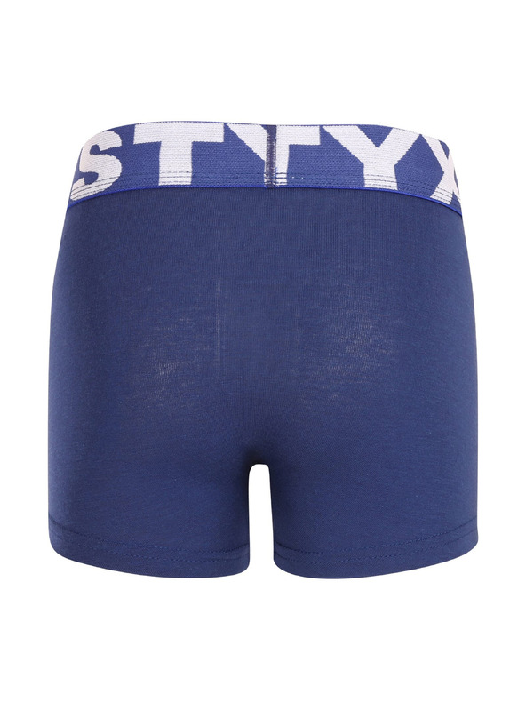 Styx Dětské boxerky Styx sportovní guma tmavě modré