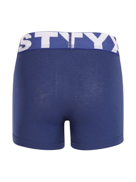 Styx Dětské boxerky Styx sportovní guma tmavě modré