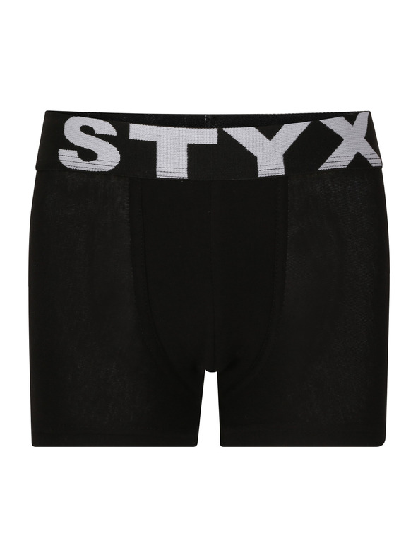 Styx Dětské boxerky Styx sportovní guma černé