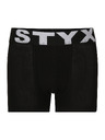 Styx Dětské boxerky Styx sportovní guma černé