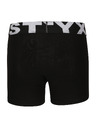Styx Dětské boxerky Styx sportovní guma černé