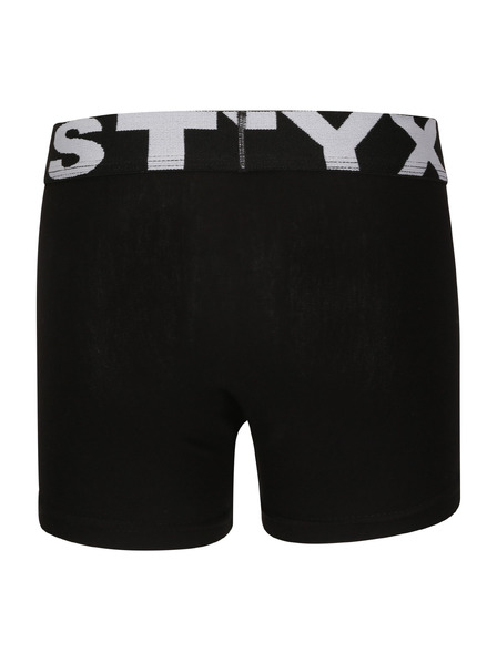 Styx Dětské boxerky Styx sportovní guma černé