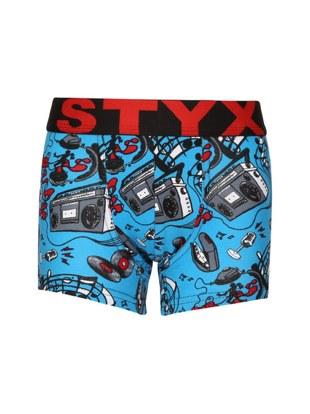 Styx Dětské boxerky Styx art sportovní guma hudba