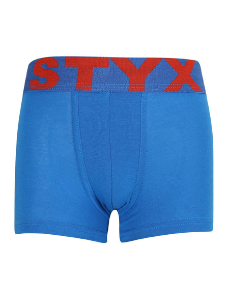 Styx Dětské boxerky Styx sportovní guma modré