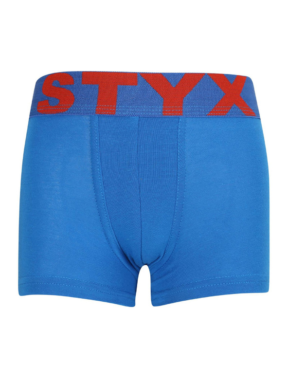 Styx Dětské boxerky Styx sportovní guma modré