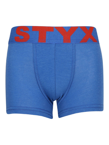 Styx Dětské boxerky Styx sportovní guma modré