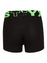 Styx Dětské boxerky Styx sportovní guma černé