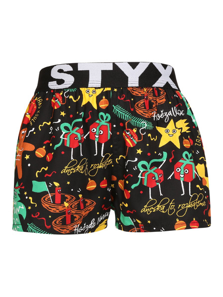 Styx Dětské trenky Styx art sportovní guma Vánoce ozdoby