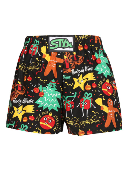 Styx Dětské trenky Styx art klasická guma Vánoce ozdoby