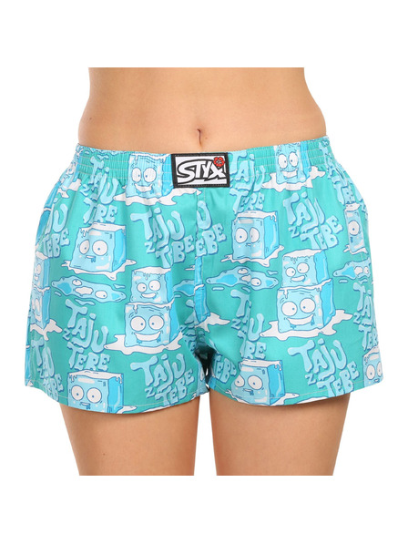 Styx Dámské trenky Styx art klasická guma ledové kostky
