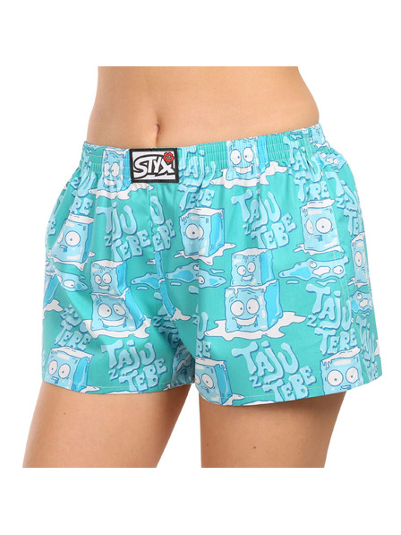 Styx Dámské trenky Styx art klasická guma ledové kostky
