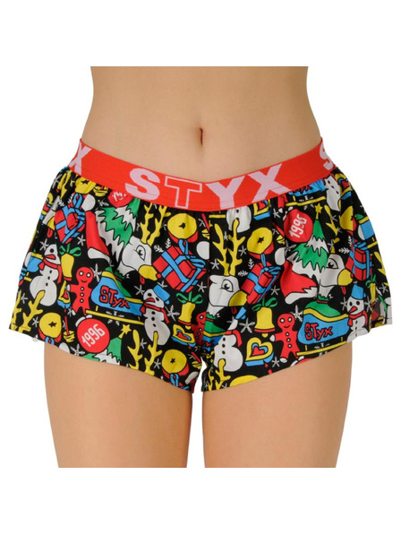 Styx Dámské trenky Styx art sportovní guma Vánoce