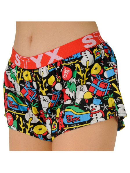 Styx Dámské trenky Styx art sportovní guma Vánoce