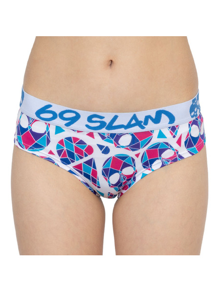 69slam Dámské kalhotky 69SLAM boxer skullmond white