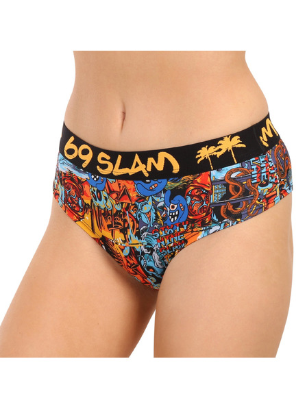69slam Dámské kalhotky 69SLAM grafitty luna