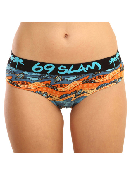 69slam Dámské kalhotky 69SLAM bamboo ocean lines