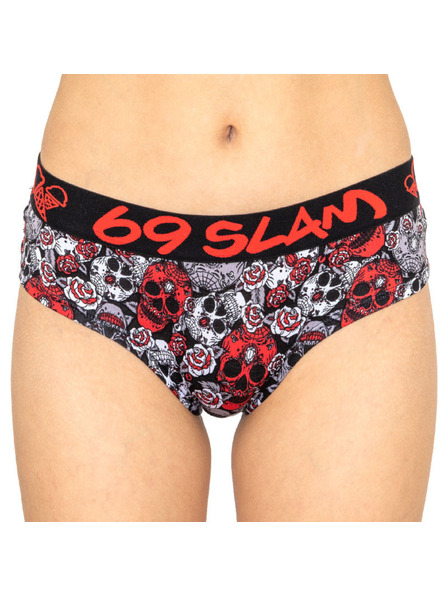 69slam Dámské kalhotky 69SLAM boxer bamboo red sugar crane