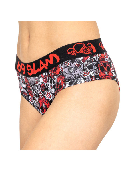 69slam Dámské kalhotky 69SLAM boxer bamboo red sugar crane