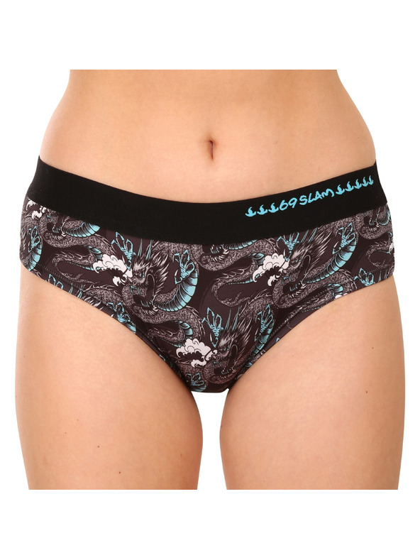 69slam Dámské kalhotky 69SLAM moon dragon blue