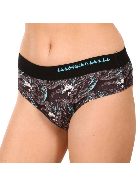 69slam Dámské kalhotky 69SLAM moon dragon blue